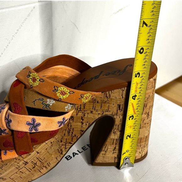 Free People Lisbon Platform Mules, size 10 - Picture 8 of 11